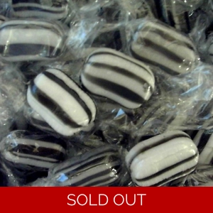 Victoria Everton Mints - Boiled Black and White Mint Sweets